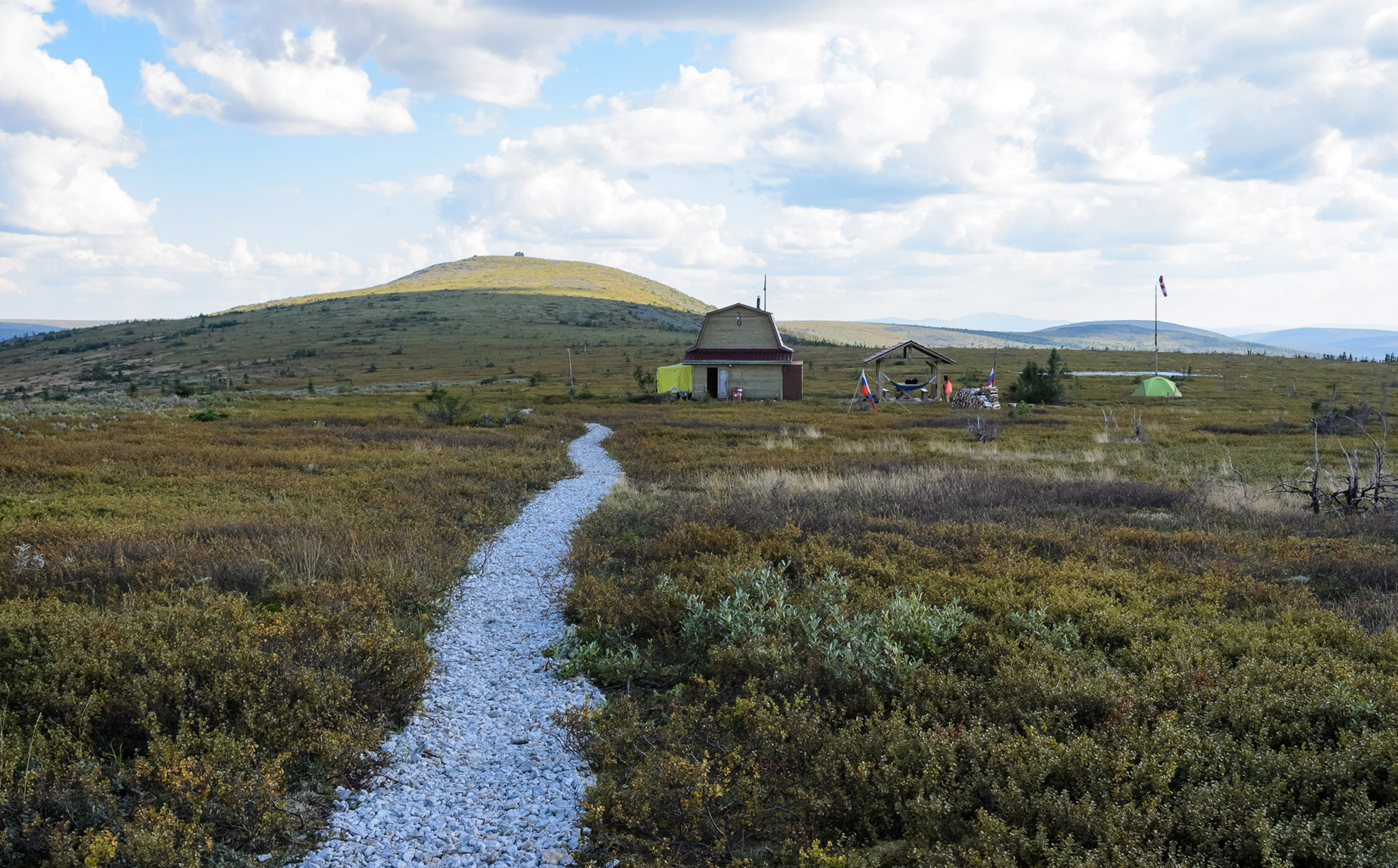 Лагерь на плато Маньпупунёр (Manpupuner)
